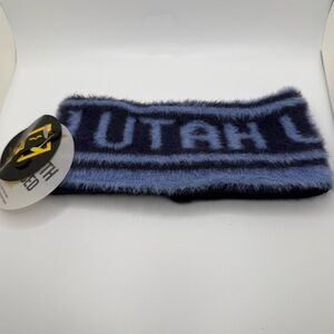 Blue and Black Fuzzy Headband